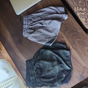 Pair of Lululemon Hotty Hot Shorts